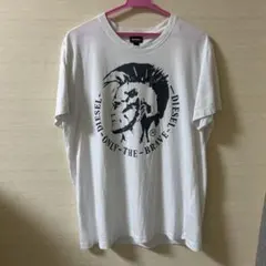 DIESEL モヒカンロゴ Tシャツ ホワイトのサムネイル