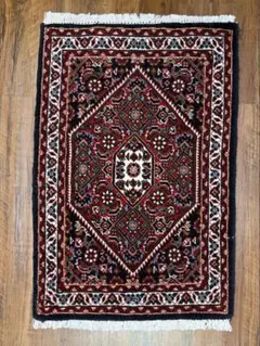トルコ絨毯 手織り玄関マット wool100% 未使用ビンテージ 86×51 - メルカリ