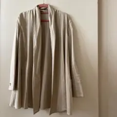 pinky&dianneサテン？カーディガンーディガンベージュ春物コート