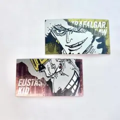 ONEPIECE キャラクターズコレクションカード ルフィ ロー キッド