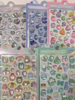 【B品】3D立体シール ボンボンドロップシール好きな方 5種類