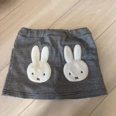 petit main ミッフィーコラボ　インパンツ付きスカート 80