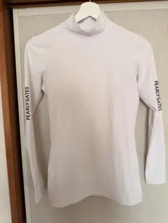 PEARLY GATES タートルネックシャツ ホワイト