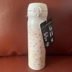 SAKURA2026ハンディーステンレスボトル ピンクベージュ500ml