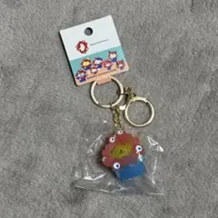 万博　ミャクミャク　なりきり　サンリオ　ポムポムプリン　クリア　キーホルダー