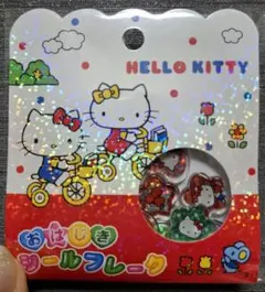 【正規品】おはじきシールフレーク キティ レトロ サンリオ