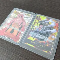 a*4様 ワンピースカード ロジャー ルフィ SEC パラレル 2枚セット