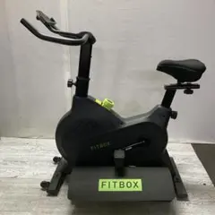 ♪FITBOX lite FBX-001B_01 黒 エアロバイク スピンバイク マット付♪ 月額3,980円レンタルプラン： FITBOX LITE フィットネスバイク 静音