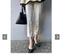 PBselect オフホワイト スラックス Sサイズ