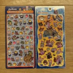 正規品】 ボンボンドロップシール　 プチドロップステッカー ズートピア 2種③