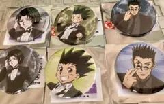 ハンター×ハンター 缶バッジ 6個セット　レオリオ　ゴン　フェイタン