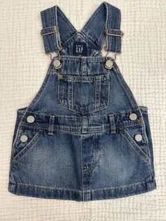 baby GAP デニムサロペット　ワンピース 6-12ヶ月　70のサムネイル