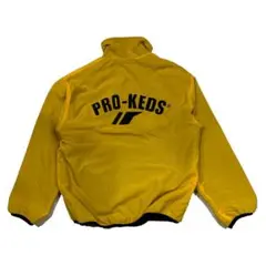 90s PRO-KEDS リバーシブル フリース 黒 黄色 古着 レディース - メルカリ