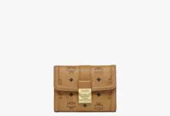MCM ブラウン 三つ折り財布BU4 - メルカリ