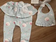 haruulalaオーガニックコットン　スタイ＋パンツ　セットアップ