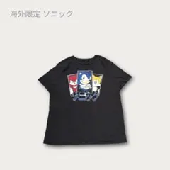 海外限定 レアデザイン ソニック アニメ ゲーム 映画 SEGA 美品 ブラック