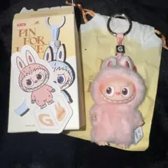 PIN FOR LOVE 【 G 】イニシャル アルファベット ミニラブブ