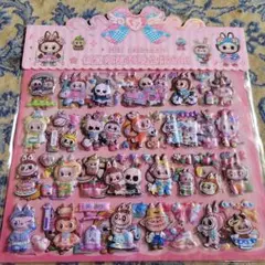 ラブブらぶぶ立体ぷくぷくシールセット