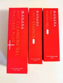 マナラ クレンジング・洗顔料3本セット