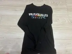 1PIU1UGUALE3 RELAX 長袖カットソー ブラック