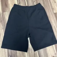 ユニクロC スウェットワイドショーツ ブラック