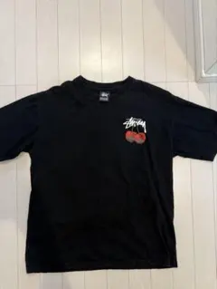 STÜSSY NY バラデザイン Tシャツ ブラック - メルカリ