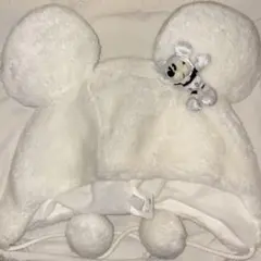 디즈니 미키 팬캡 화이트