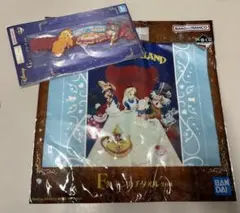 ☆1番くじ　ディズニー　不思議の国のアリスハンカチタオル　わんわん物語☆
