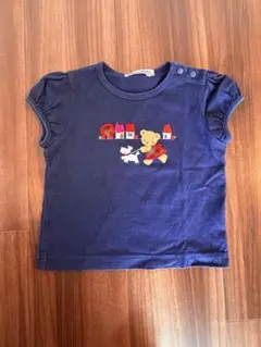 現行品 ファミリア familiar クマと犬刺繍 Tシャツ 90サイズ - メルカリ