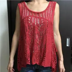 新品！BILLABONG！ビラボン テラコッタ！オレンジ！サマーニット！