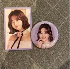 TWICE ジヒョ 缶バッジ　トレカ