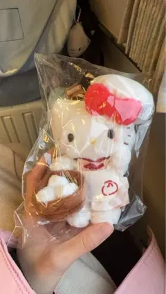 限定 正規品 ハローキティ 料理長キティ シェフ マスコット キーリング