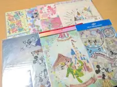 ディズニーランド　クリアファイル　下敷き　まとめ売り