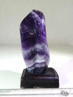 フローライト 蛍石 紫色系 鉱物 台付き１個