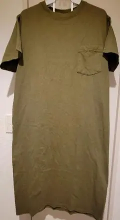 Goodwear ポケットTシャツ カーキ Mサイズ usa製のサムネイル