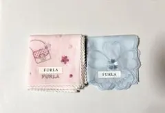 【シール付き】 フルラ　ハンカチ2枚