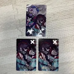 にじさんじ 三枝明那 StunMode ランダムチェキ風カード箔押し3枚セット