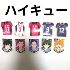 【ハイキュー！ウェアシール　フラッグシール10枚セット】ウェアコレハイキュー