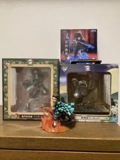 鬼滅の刃 XrossLink 一番くじ 炭治郎 冨岡 猗窩座 フィギュア 他