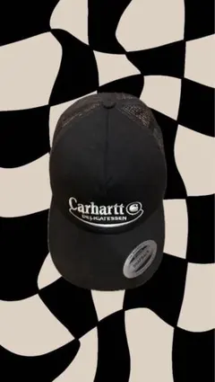 Carhartt Delicatessen メッシュキャップ ブラック