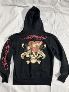 Ed Hardy ブラック パーカー スカル　黒　エドハーディ　y2k ブラックのサムネイル