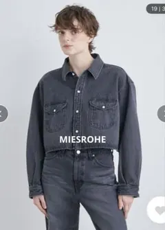 値下げ MIESROHE LEEコラボショート丈デニムSHのサムネイル