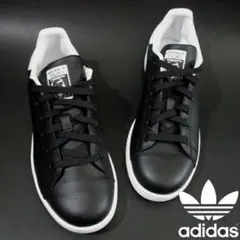 美品■アディダス　スタンスミス　黒 白　23cm　レディース　STANSMITH