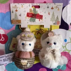 上海ディズニー オルメル リーナベル 雪だるま ぬいぐるみキーチェーン