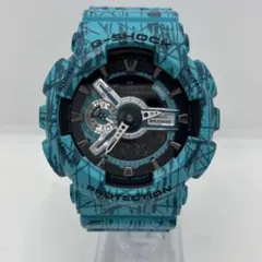 【希少】G-SHOCK GA-110SL-3AJF ターコイズブルー　スラッシュ