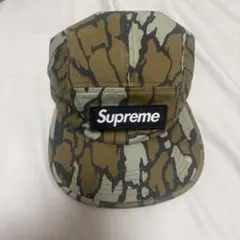 Supreme カモ柄　レザージェットキャップ Supreme カモ柄 レザージェットキャップ - メルカリ