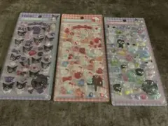3Dキャラクターシールセット（3パック）