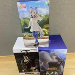 フィギュア 3点セット ウマ娘 ヒシミラクル殺生丸 グランディスタ桓騎