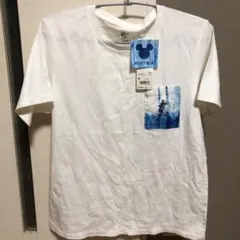 UNIQLO MICKEY BLUE 半袖Tシャツ M