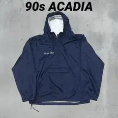90s アノラックパーカー アノラック ブルー XL ナイロンジャケット